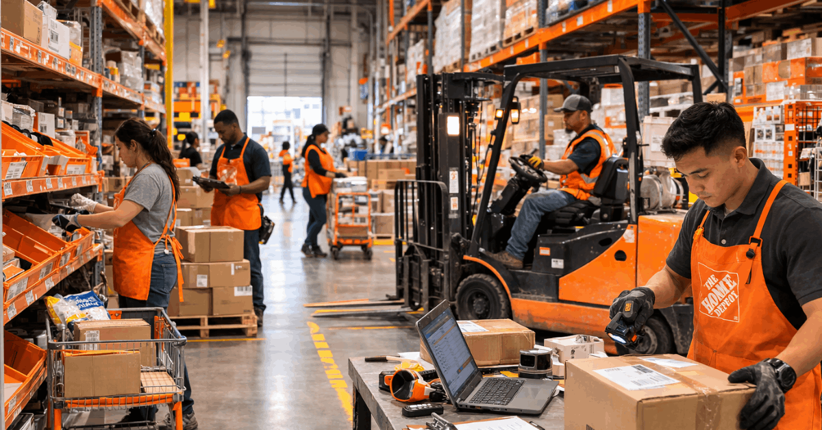 Home Depot Hiring for Warehouse Roles